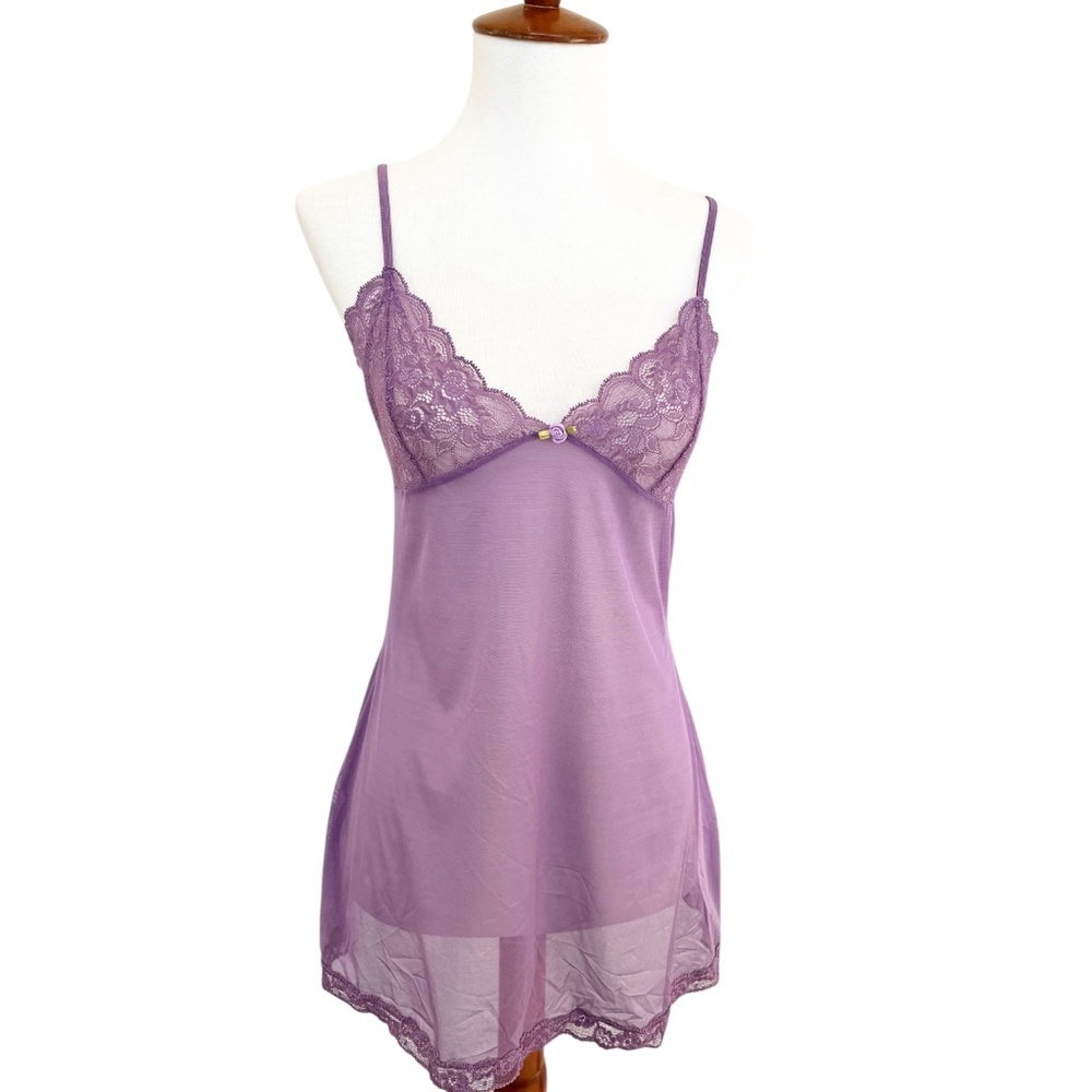 Victoria's Secret Sheer Lilac Slip